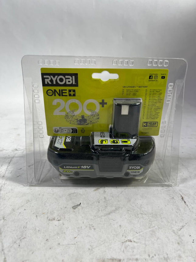 RYOBI RB18L20 Akku 18 V 2 0 Ah 2000 mAh Li Ion 5133002737 Neuwertig 1 - toolbrothers