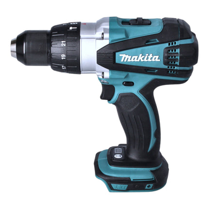 Makita DHP 458 Z Akku Schlagbohrschrauber 18 V 91 Nm 22 tlg Bit Set ohne Akku ohne Ladegeraet 1 - toolbrothers