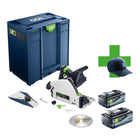 Festool TSC 55 KEB Basic 100Y Limited Edition Akku Tauchsaege 18 36 V 2x 18 V 160 mm Brushless 2x Akku 8 0 Ah Systainer ohne Ladegeraet 0 - toolbrothers