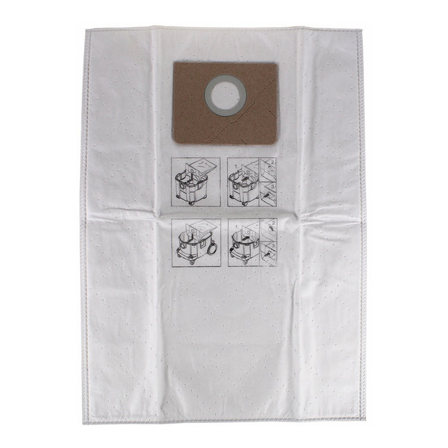 FEIN Vlies Filtersack für Dustex Nass- und Trockensauger 35 L Volumen 5 Stück ( 31345062010 ) - Toolbrothers