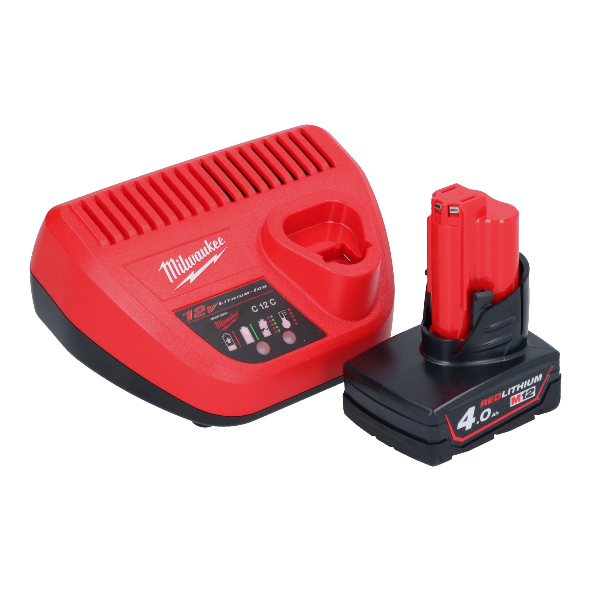Milwaukee M12 FHS 401 Akku Astsaege 12 V 15 cm Brushless 1x Akku 4 0 Ah Ladegeraet 2 - toolbrothers