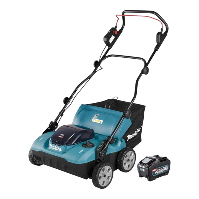 Makita UV 001 GT1 Akku Vertikutierer 40 V max XGT 38 cm 50 l Brushless 1x Akku 5 0 Ah ohne Ladegeraet 0 - toolbrothers