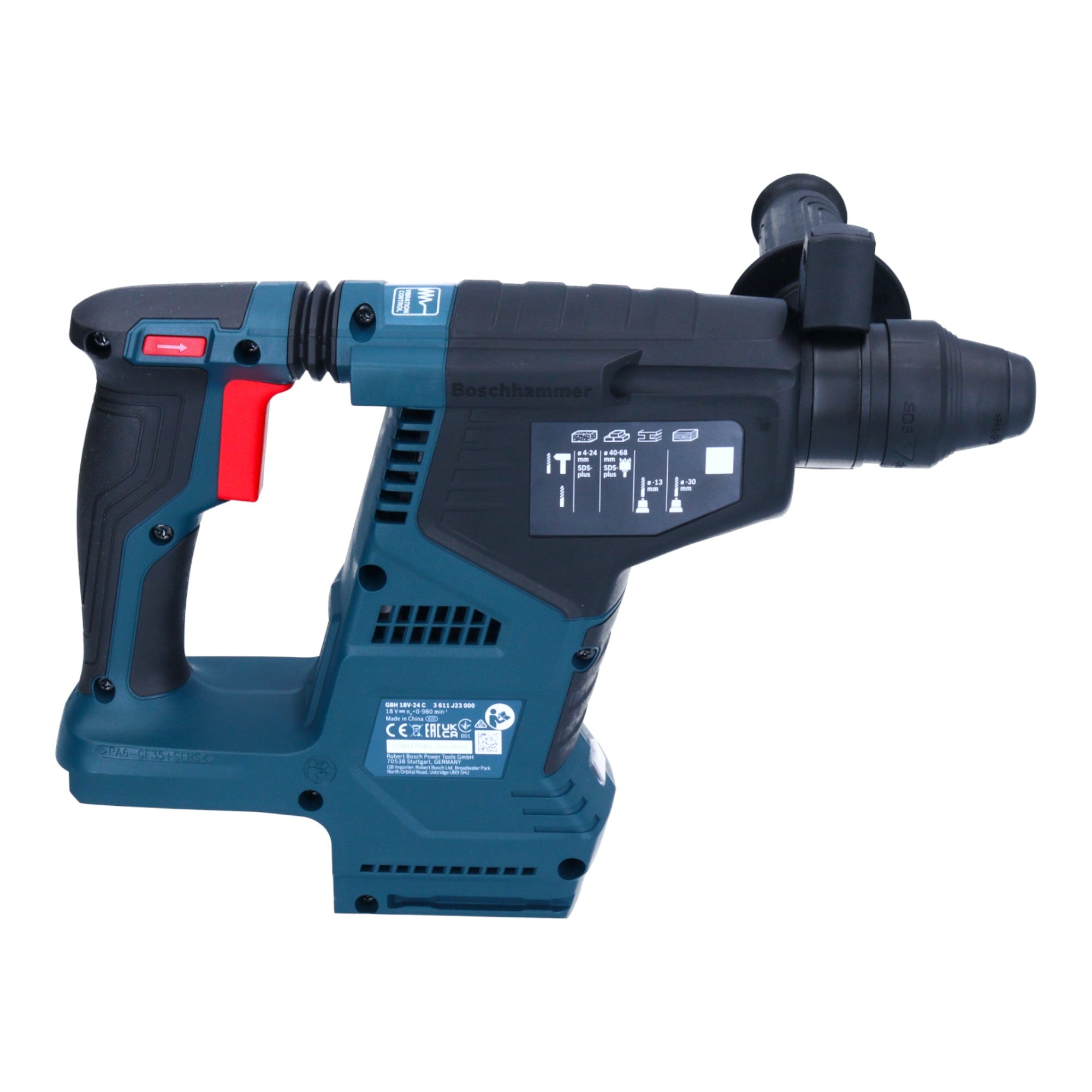 Bosch GBH 18V 24 C Professional Akku Bohrhammer 18 V 2 4 J Brushless SDS plus 4 tlg Meissel Set ohne Akku ohne Ladegeraet 3 - toolbrothers