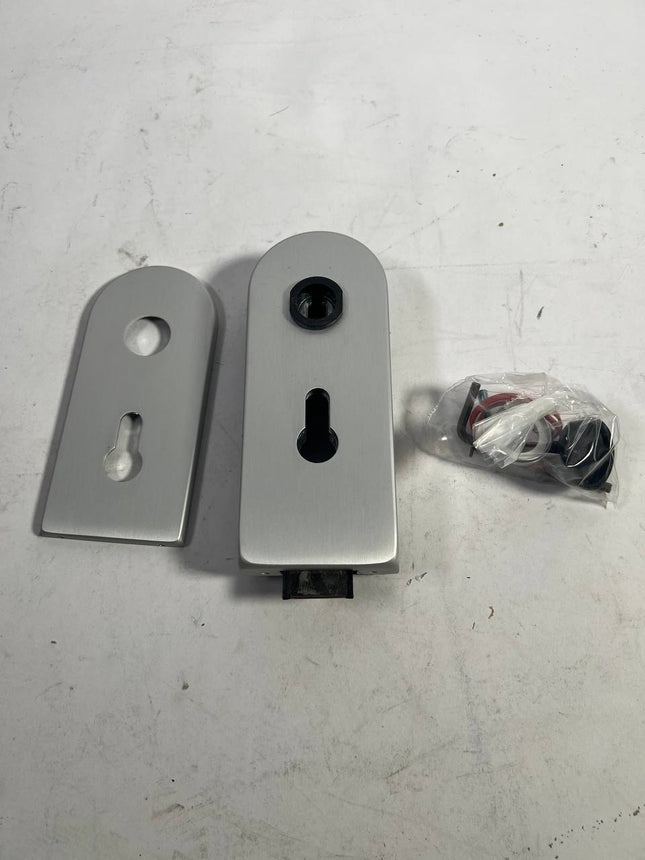 DORMA GLAS Glastuerschloss STUDIO Rondo Leichtmetall silber eloxiert 3000254471 Leicht Gebraucht 1 - toolbrothers