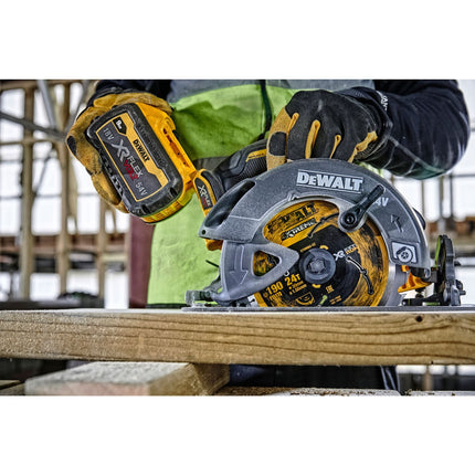 DeWALT DCS 578 Y1T Akku Kreissaege 54V XR FlexVolt 190 mm Brushless 1x Akku 12 0 Ah Ladegeraet TSTAK 4 - toolbrothers