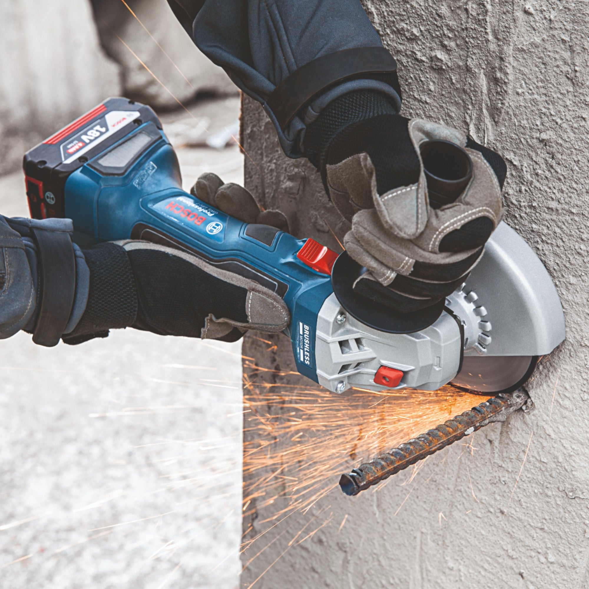 Bosch GWS 18V 7 Professional Akku Winkelschleifer 18 V 115 mm Brushless 1x Akku 5 0 Ah Ladegeraet 3 - toolbrothers