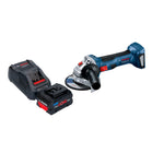 Bosch GWS 18V 7 Professional Akku Winkelschleifer 18 V 115 mm Brushless 1x ProCORE Akku 5 5 Ah Ladegeraet 0 - toolbrothers
