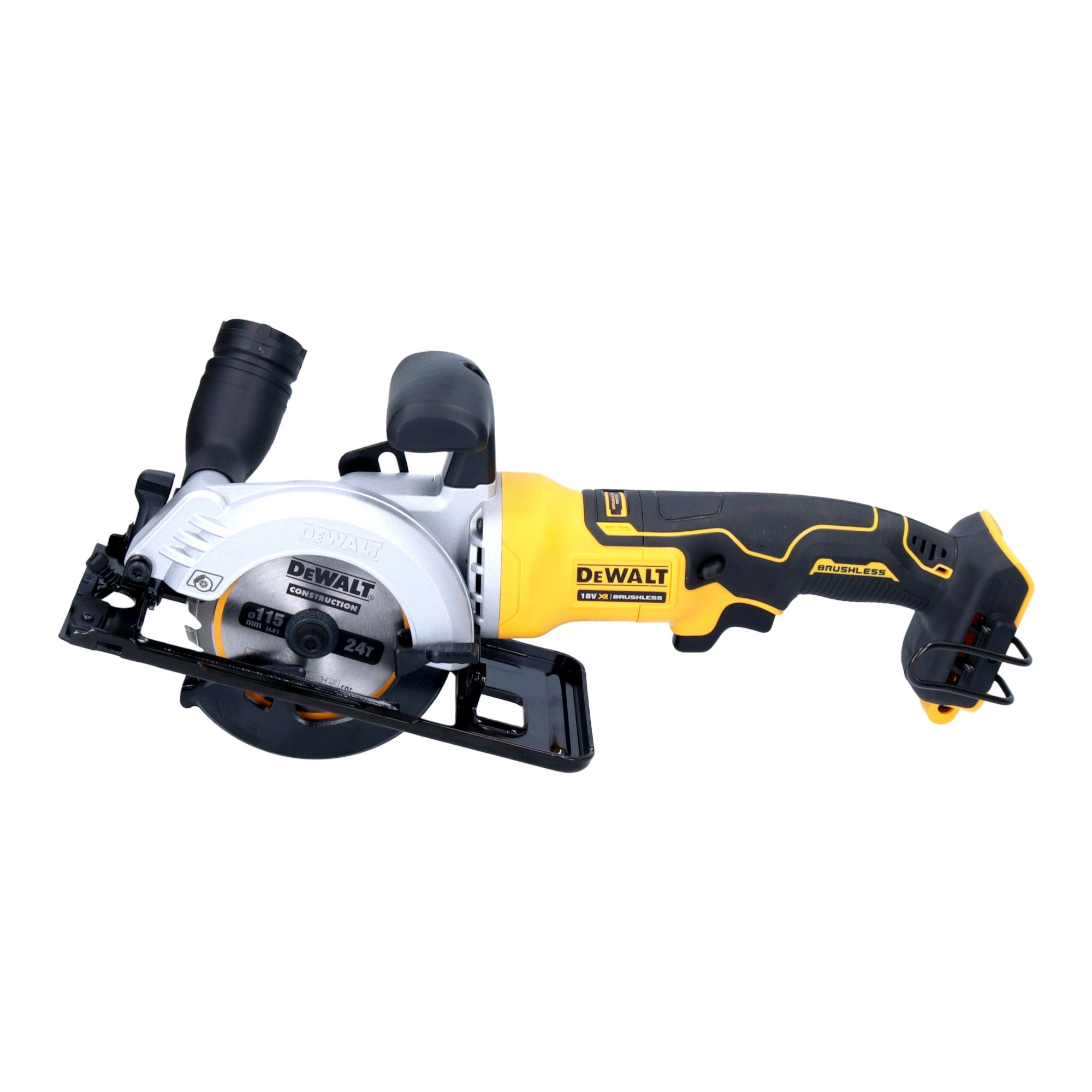 DeWalt DCS 571 N Akku Handkreissaege 18 V 115 mm Brushless 1x Akku 5 0 Ah ohne Ladegeraet 1 - toolbrothers