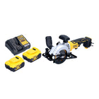 DeWalt DCS 571 P2 Akku Handkreissaege 18 V 115 mm Brushless 2x Akku 5 0 Ah Ladegeraet 0 - toolbrothers