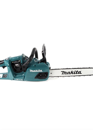 Makita DUC 405 PM4 Akku Kettensäge 36V ( 2x18V ) Brushless 40 cm + 4x 4,0 Ah Akku + Doppelladegerät - Toolbrothers