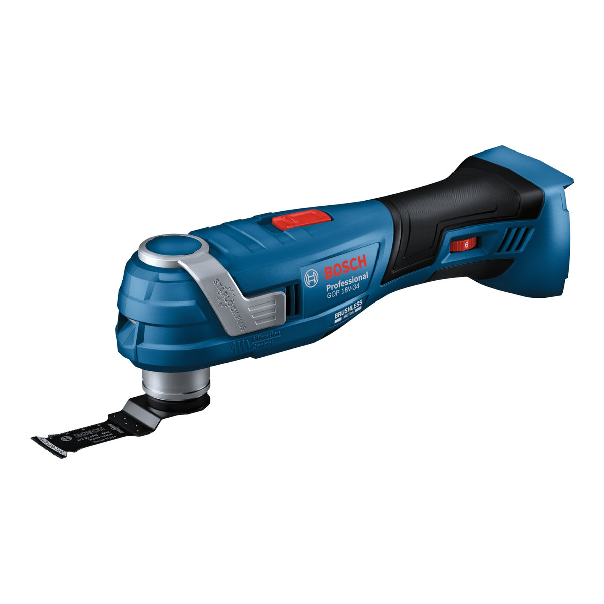 Bosch GOP 18V-34 Professional Cutter multifonctions sans fil 18 V Starlock Plus ( 06018G2001 ) Solo - sans batterie, sans chargeur