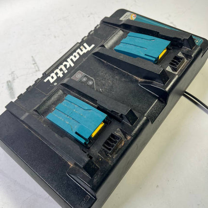 Makita DC 18 RD Doppel Schnellladegeraet 14 4 V 18 V LXT 9 A Ladestrom 196933 6 Stark Gebraucht 3 - toolbrothers