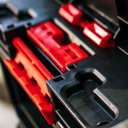 Qbrick System ONE 200 Vario Werkzeugkoffer modularer Organizer 585 x 385 x 171 mm 15 4 l stapelbar IP66 alte Version 4 - toolbrothers