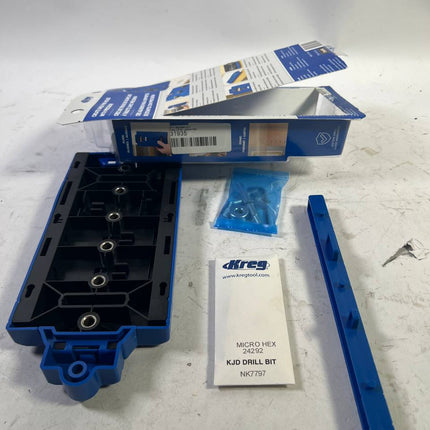 Kreg LR32 Lochreihen Bohrschablone 32 mm blau Leicht Gebraucht 2 - toolbrothers