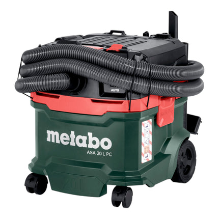 Metabo ASA 20 L PC Nass und Trockensauger 1200 Watt 20 l 602085000 Staubklasse L 1 - toolbrothers