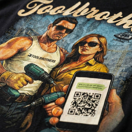 Toolbrothers Fan Shirt Simple Black Groesse M 4 - toolbrothers