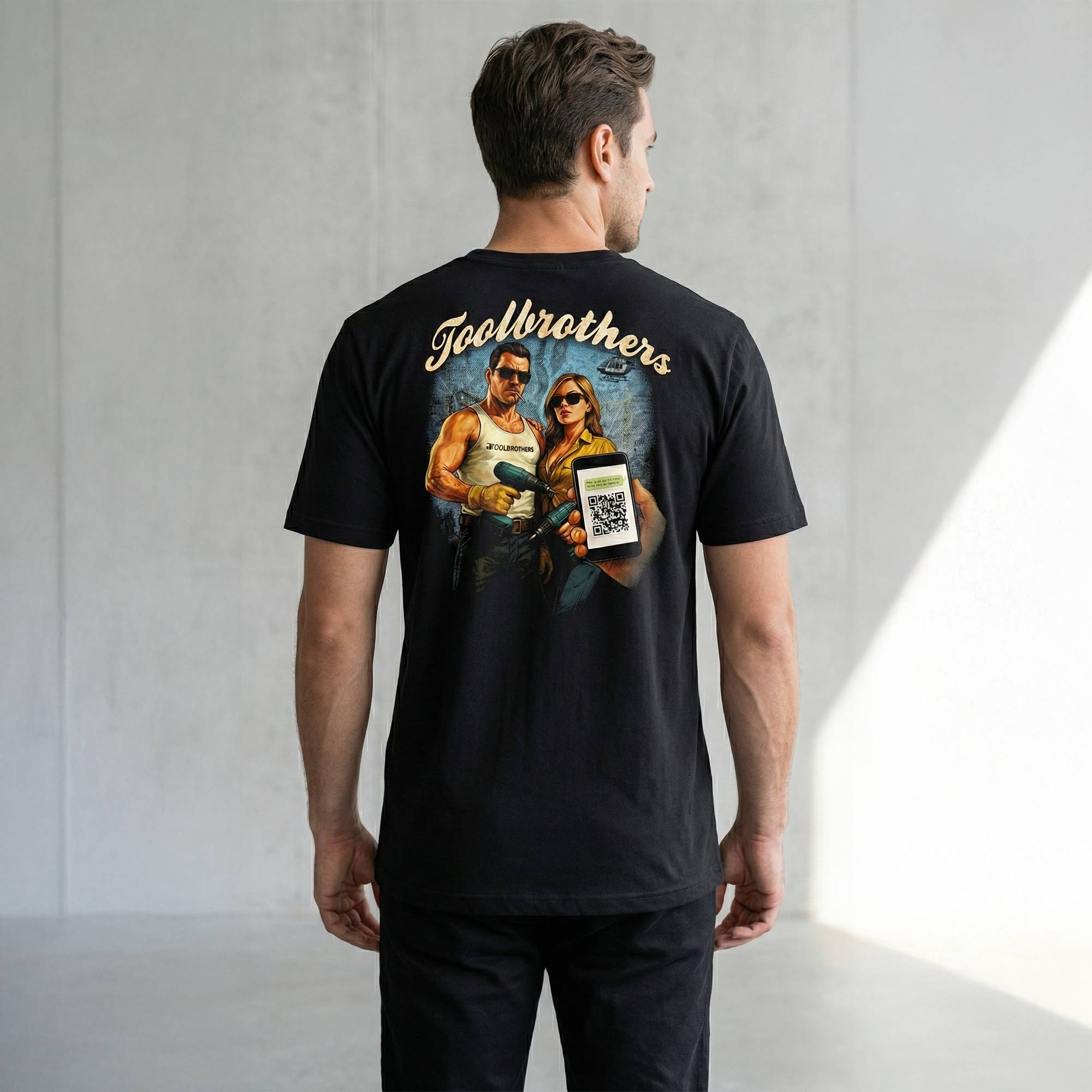 Toolbrothers Fan Shirt Simple Black Groesse XXL 2 - toolbrothers