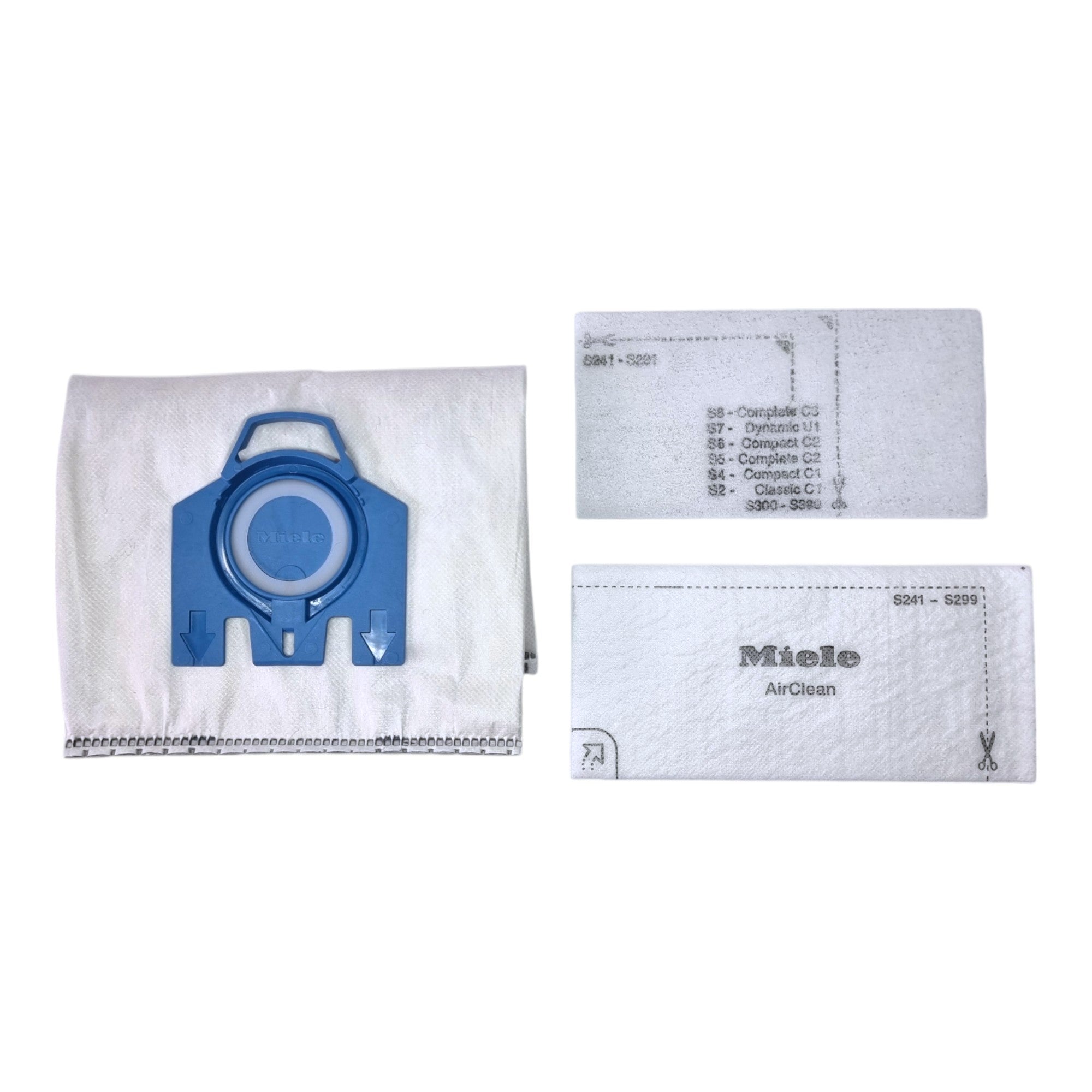 Miele 2x HyClean Pure GN Staubsaugerbeutel 8 Stueck mit Filter 2x 12421130 fuer Complete C2 C3 Classic C1 S8 S5 S2 3 - toolbrothers