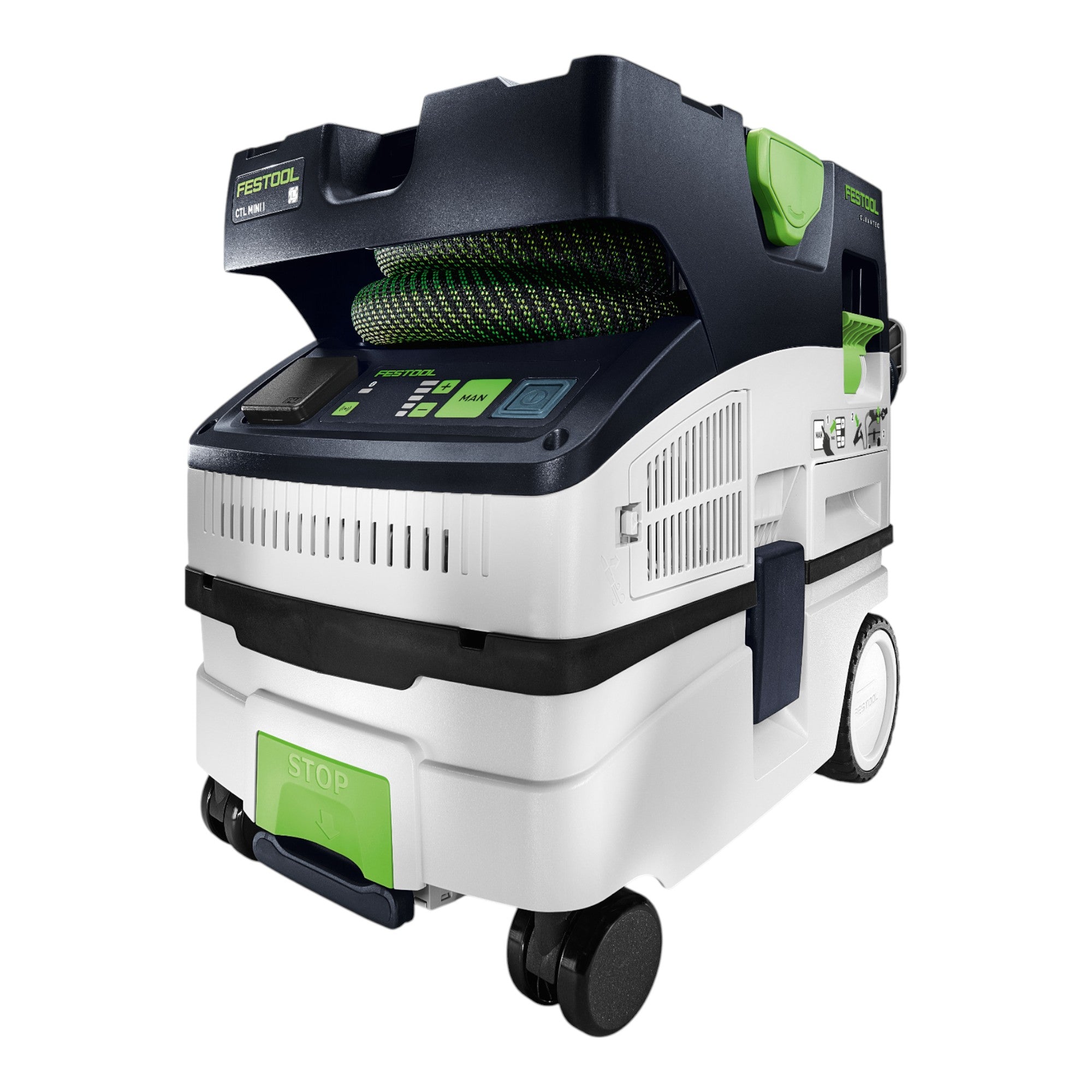Festool CTL MINI I CLEANTEC Absaugmobil 1200 Watt 10 l Staubklasse L 578311 8 tlg Handwerker Reinigungsset 577258  4 - toolbrothers