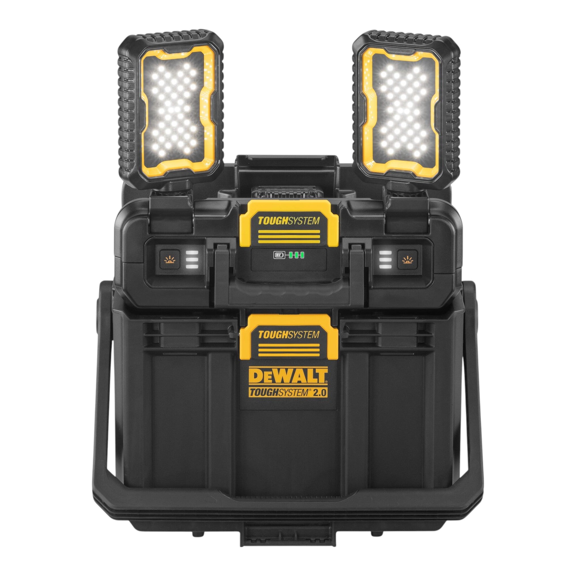 DeWalt DWST08061 1 Werkzeugbox mit integrierten Leuchten 395 x 352 x 255 mm ToughSystem 2 0 1x Akku 4 0 Ah ohne Ladegeraet 4 - toolbrothers