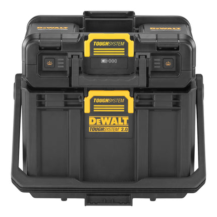 DeWalt DWST08061 1 Werkzeugbox mit integrierten Leuchten 395 x 352 x 255 mm ToughSystem 2 0 2x Akku 4 0 Ah Ladegeraet 1 - toolbrothers