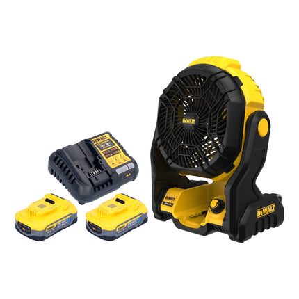 DeWalt DCE 512 H2 Akku Ventilator 18 V 2x Powerstack Akku 5 0 Ah Ladegeraet 0 - toolbrothers