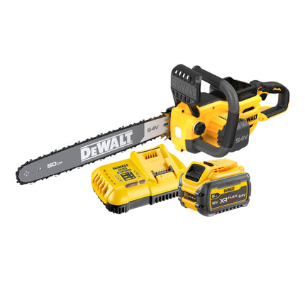 DeWalt DCMCS 575 T1 Akku Kettensaege 54 V FlexVolt 50 cm Brushless 1x Akku 6 0 Ah Ladegeraet 0 - toolbrothers