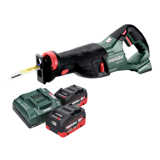 Metabo SSEP 18 LT Akku Saebelsaege 18 V 32 mm 2x LiHD Akku 8 0 Ah Ladegeraet 0 - toolbrothers