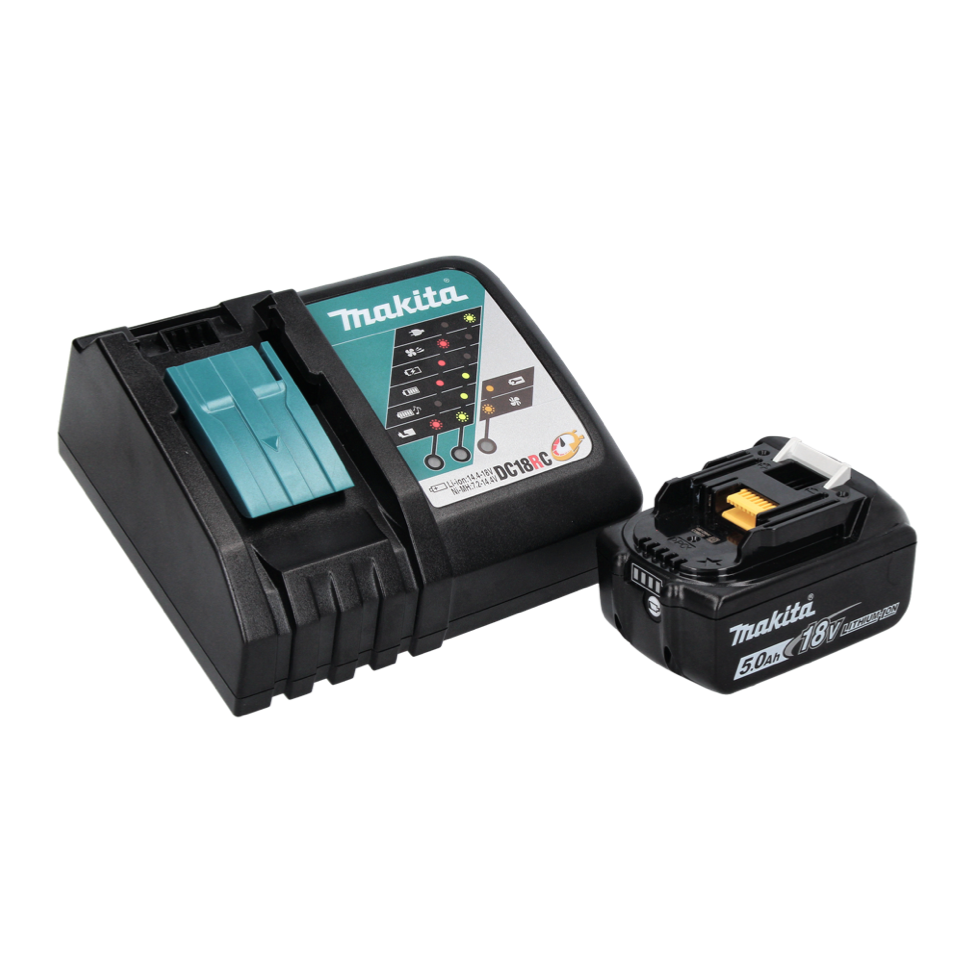 Makita DUB 186 RT Akku Geblaese Laubblaeser 18 V 1x Akku 5 0 Ah Ladegeraet 2 - toolbrothers