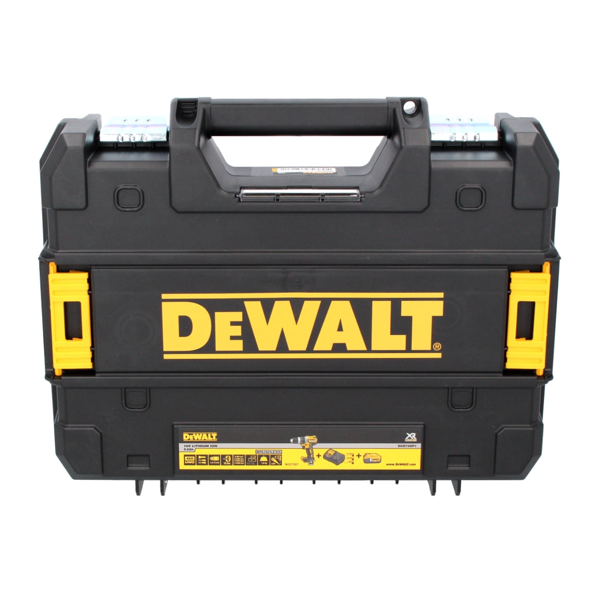 DeWalt DCF 887 P2T Akku Schlagschrauber 18 V 205 Nm 1 4 Brushless 2x Akku 5 0 Ah Ladegeraet TSTAK 2 - toolbrothers