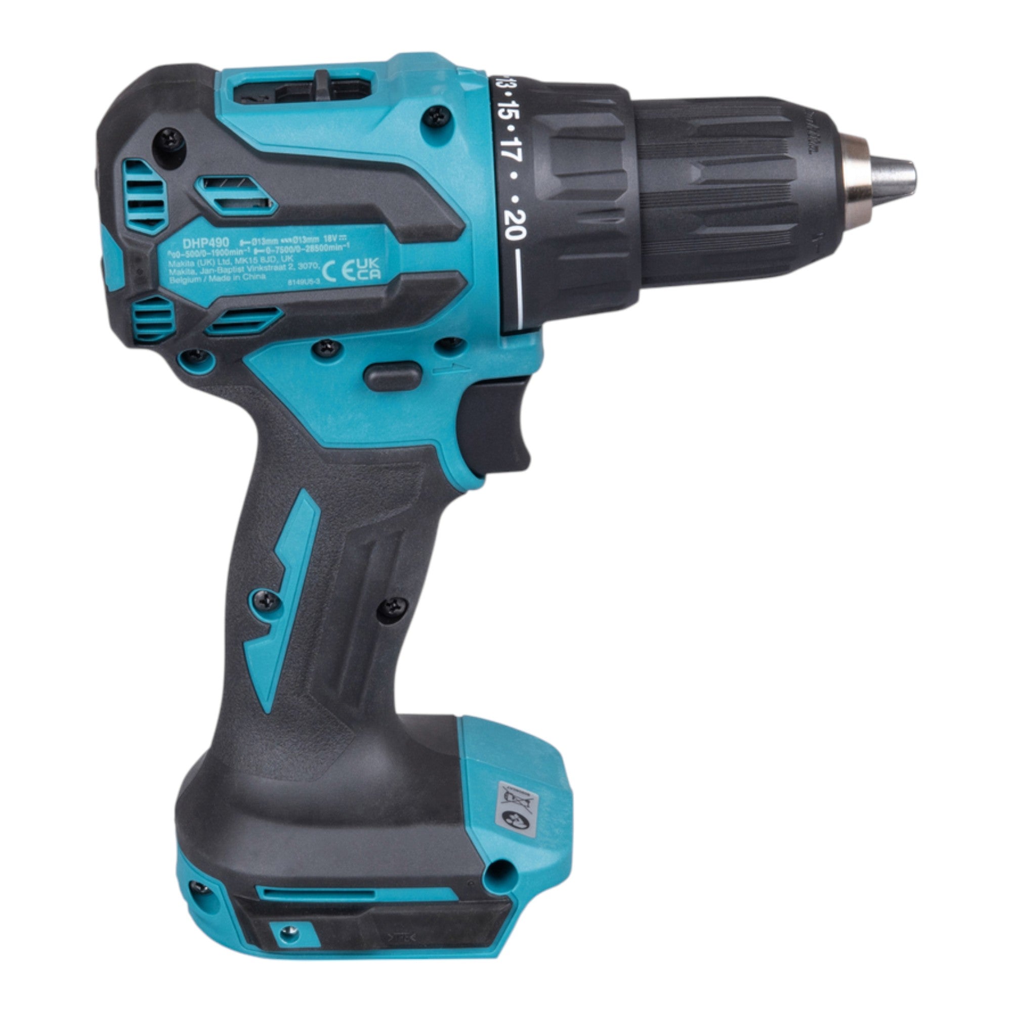 Makita DHP 490 ST Akku Schlagbohrschrauber 18 V 65 Nm Brushless 2x Akku 5 0 Ah Ladegeraet 4 - toolbrothers