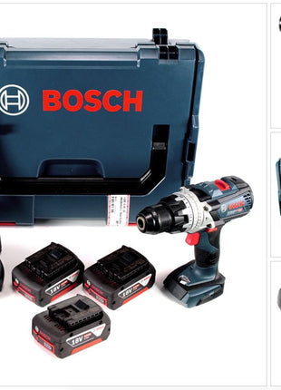 Bosch GSB 18V-85 C Akku Schlagbohrschrauber 18V 85Nm 1/2" Brushless + 3x Akku 5,0Ah + Ladegerät + L-Boxx - Toolbrothers