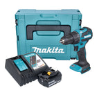 Makita DHP 490 RF1J Akku Schlagbohrschrauber 18 V 65 Nm Brushless 1x Akku 3 0 Ah Ladegeraet Makpac 0 - toolbrothers