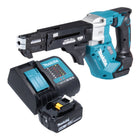 Makita DFR 552 SG1 Akku Magazinschrauber 18 V 25 55 mm Brushless 1x Akku 6 0 Ah Ladegeraet 0 - toolbrothers