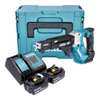 Makita DFR 552 SFJ Akku Magazinschrauber 18 V 25 55 mm Brushless 2x Akku 3 0 Ah Ladegeraet Makpac 0 - toolbrothers