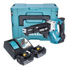 Makita DFR 552 RFJ Akku Magazinschrauber 18 V 25 55 mm Brushless 2x Akku 3 0 Ah Ladegeraet Makpac 0 - toolbrothers