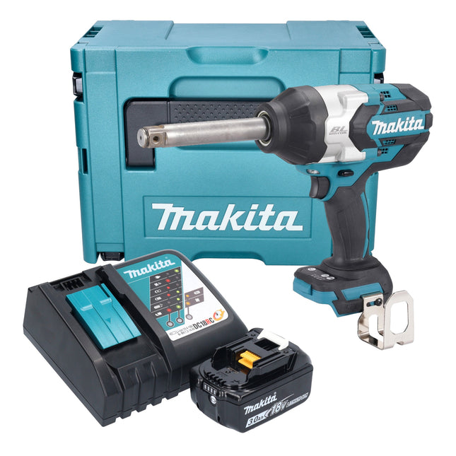 Makita DTW 1005 RF1J Akku Schlagschrauber 18 V 1360 Nm 3 4 Brushless 1x Akku 3 0 Ah Ladegeraet Makpac 0 - toolbrothers