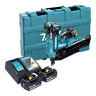 Makita DBN 901 RMK Akku Nagler 18 V 50 90 mm Brushless 2x Akku 4 0 Ah Ladegeraet Koffer 0 - toolbrothers
