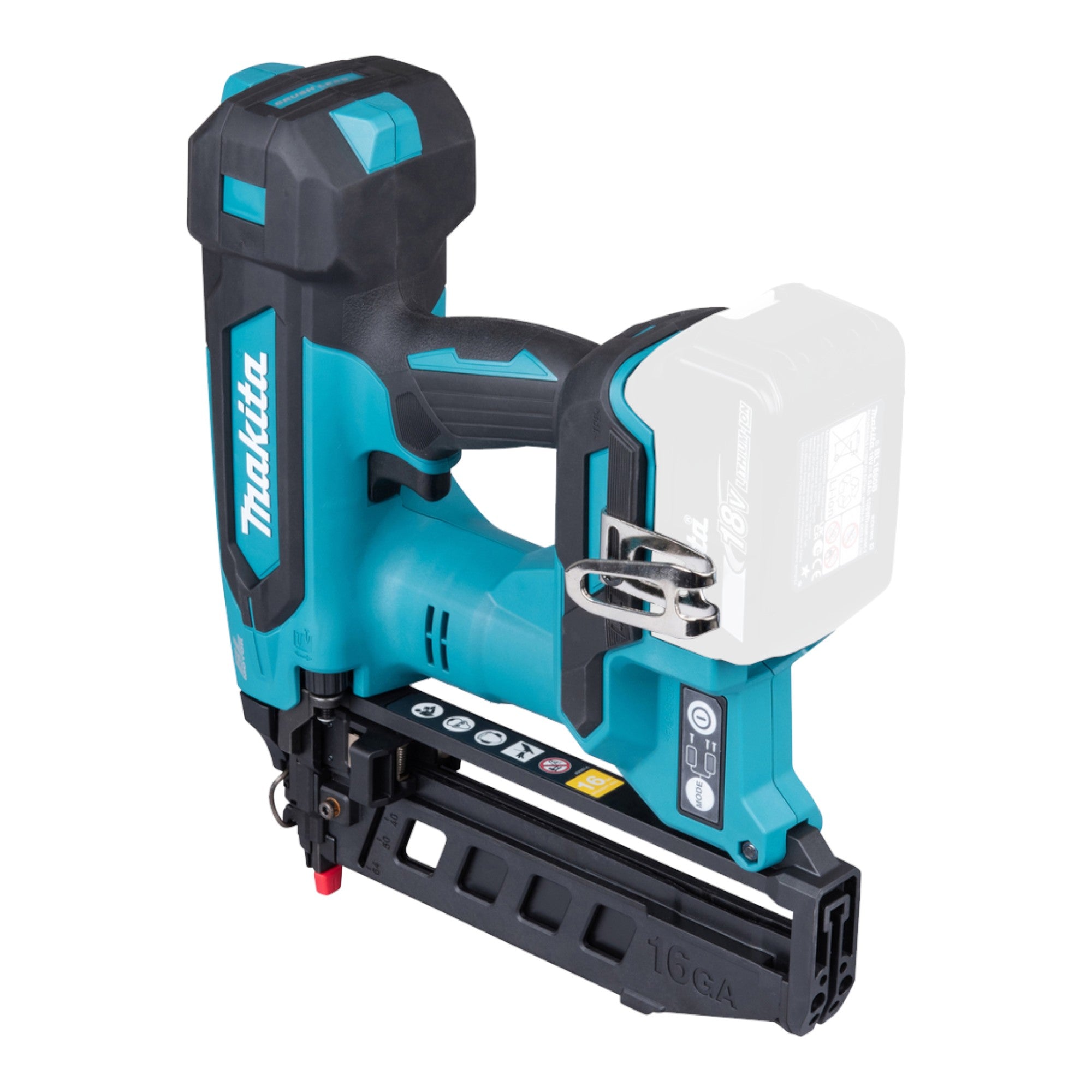 Makita DBN 601 RMJ Akku Nagler 18 V 19 64 mm Brushless 2x Akku 4 0 Ah Ladegeraet Makpac 4 - toolbrothers
