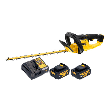 Dewalt DCMHT 563 M2 Akku Heckenschere 18 V 55 cm 2x Akku 4 0 Ah Ladegeraet 0 - toolbrothers