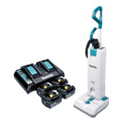 Makita DVC 560 PM4 Akku Staubsauger 36 V 2x 18 V 5 l Brushless 4x Akku 4 0 Ah Ladegeraet 0 - toolbrothers