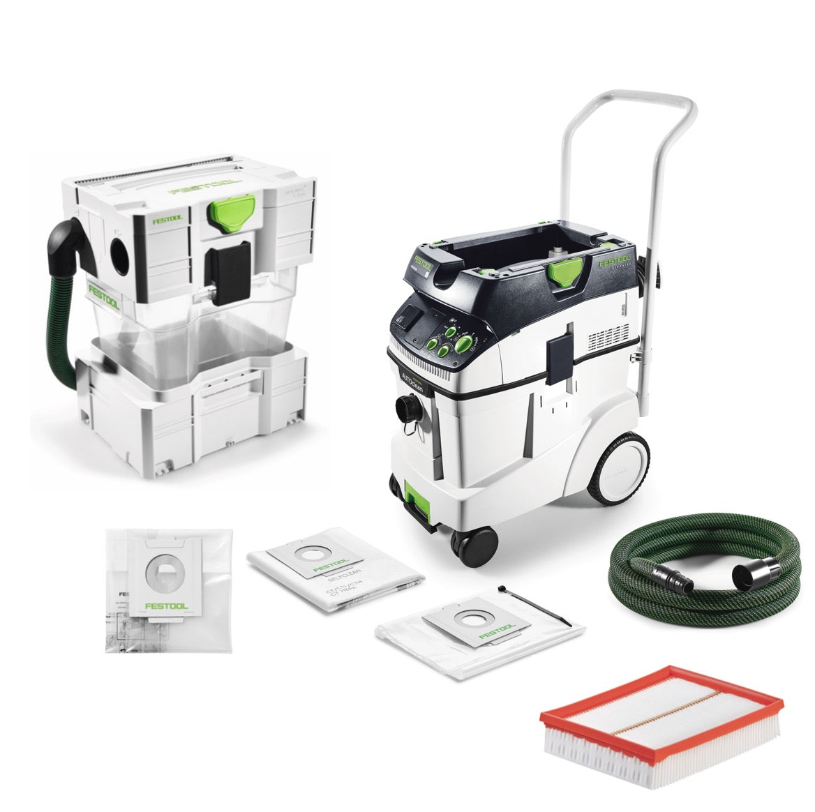 Festool CTM 48 E AC CLEANTEC Absaugmobil 48l Staubkl. M ( 574991 ) + Vorabscheider + Zubehör - Toolbrothers