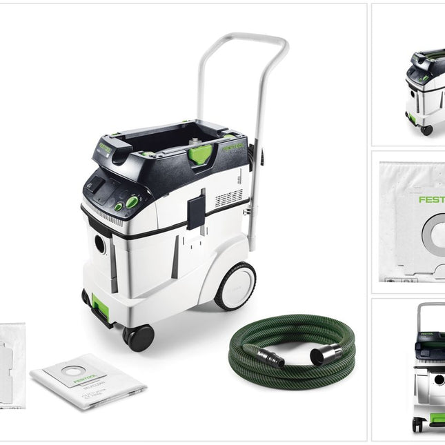 Festool CTL 48 E CLEANTEC Absaugmobil 48l Staubkl. L ( 574975 ) + Filtersack SC-FIS-CT - Toolbrothers