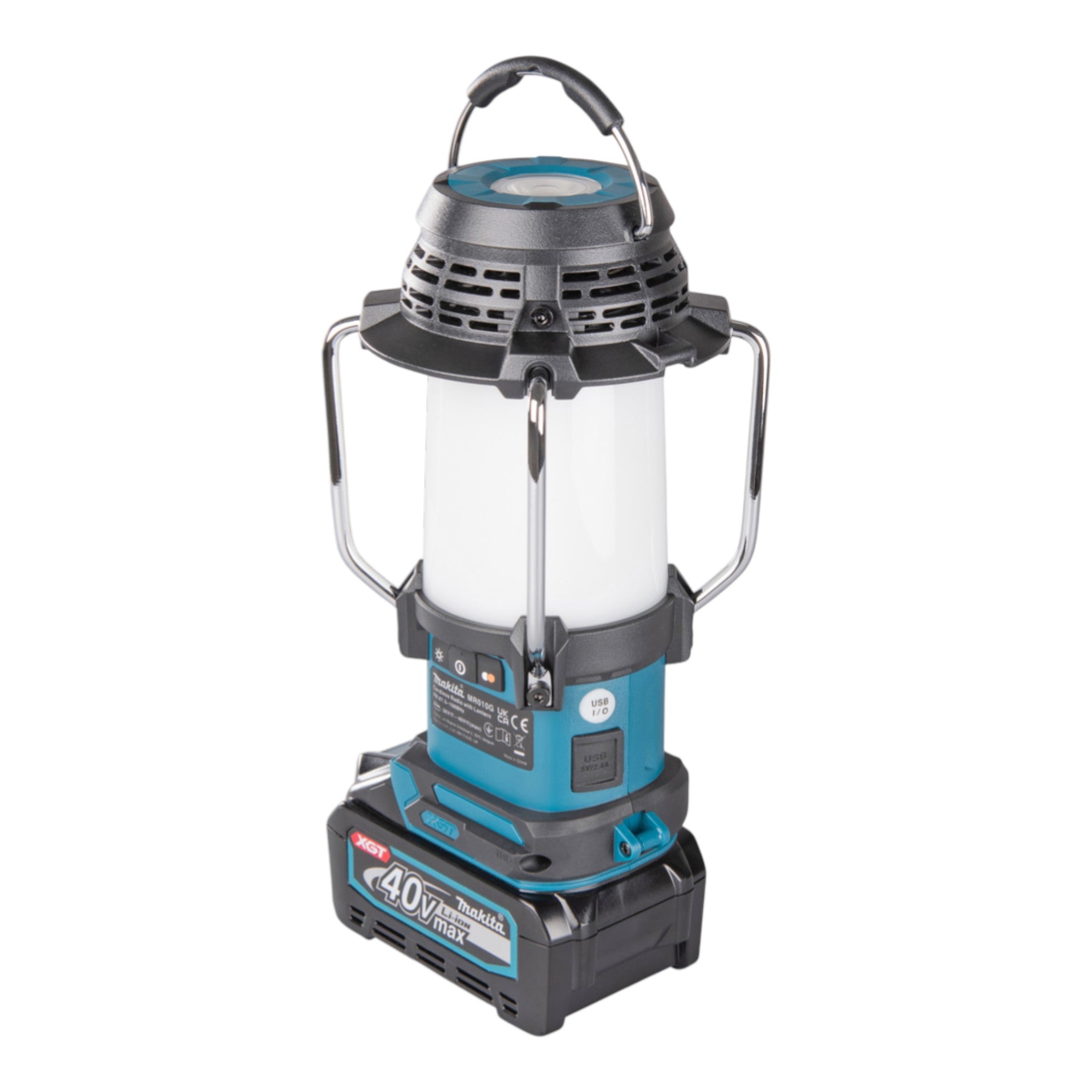 Makita MR 010 GZ Akku Radio mit Laterne 40 V max FM Bluetooth 1000 lm Solo ohne Akku ohne Ladegeraet 2 - toolbrothers