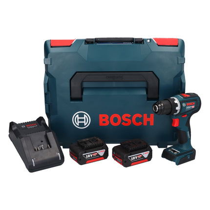 Bosch GSR 18V 90 C Professional Akku Bohrschrauber 18 V 64 Nm Brushless 06019K6006 2x Akku 5 0 Ah Ladegeraet L Boxx 0 - toolbrothers
