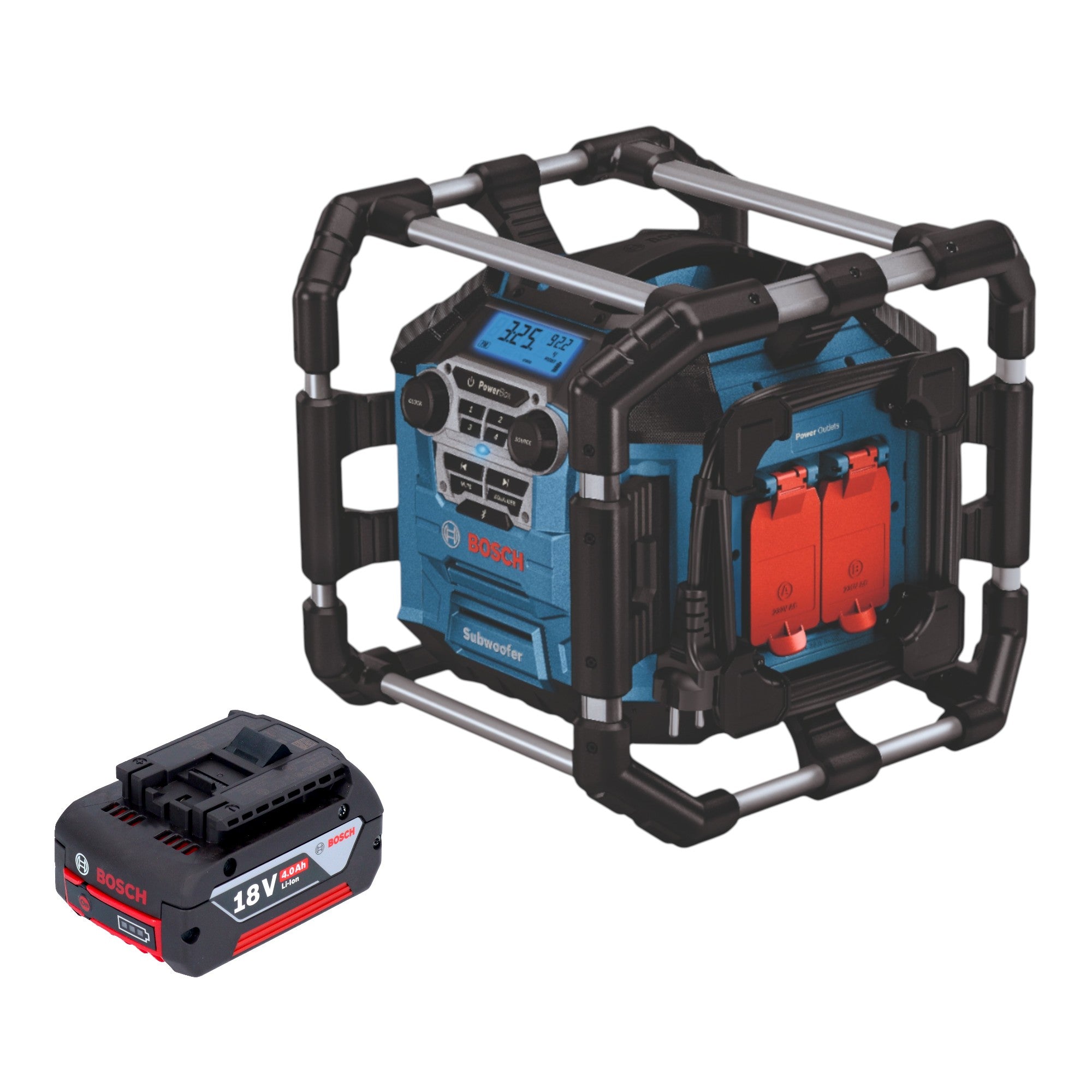 Bosch GPB 18V 5 C Professional Akku Radio 18 V Bluetooth 1x Akku 4 0 Ah ohne Ladegeraet 0 - toolbrothers