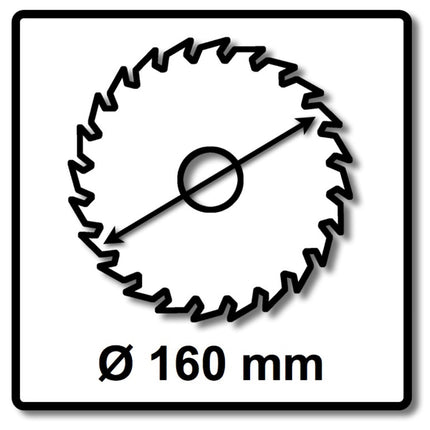 Festool Feinzahn Kreissägeblatt HW 160 x 20 x 2,2 mm W48 160 mm 48 Zähne ( 491952 ) + Festool Panther Kreissägeblatt HW 160 x 20 x 2,2 PW12 12 Zähne ( 496301 ) - Toolbrothers