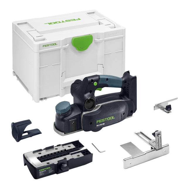 Festool HLC 82 EB Basic Set Akku Hobel 18 V 82 mm Brushless Systainer 578600 ohne Akku ohne Ladegeraet 0 - toolbrothers