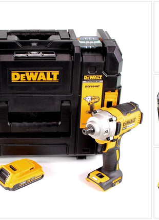 DeWalt DCF 894 NT Akku Schlagschrauber 18 V 447 Nm 1/2" Brushless + 1x Akku 2,0 Ah + TSTAK - ohne Ladegerät - Toolbrothers