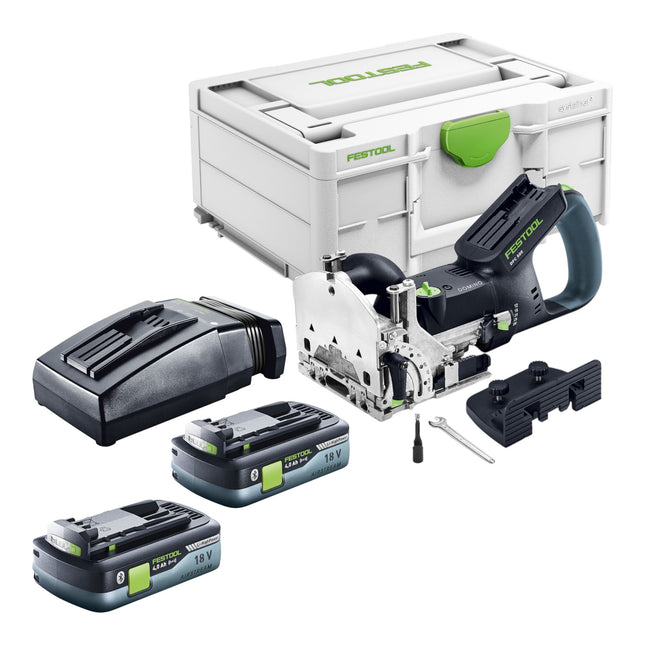 Festool DFC 500 E Basic Akku Duebelfraese DOMINO 18 V 4 10 mm 2x Akku 4 0 Ah Ladegeraet Systainer 0 - toolbrothers